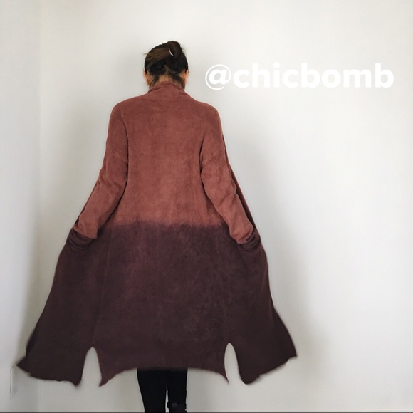 Ellen cashmere like long line cardigan - Picture 5 of 6